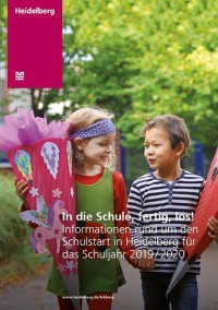 Titelblatt des Flyers „In die Schule, fertig, los!“ (Foto: Stadt Heidelberg)