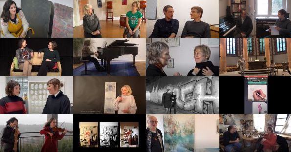 16 "BlickWechsel" in spartenübergreifenden Video-Porträts (Collage: Stadt Heidelberg).